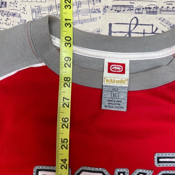 Ecko Unlimited Red/Grey LS Tee (XL) - Picture 4 of 5